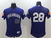 Colorado Rockies #28 Nolan Arenado Purple 2017 Spring Training Flexbase Collection Stitched Jersey,baseball caps,new era cap wholesale,wholesale hats